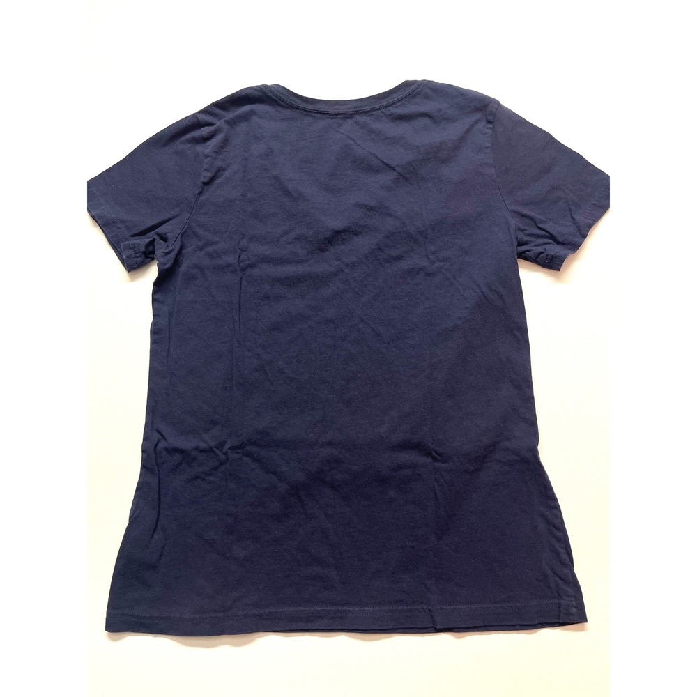 Dallas Cowboys Womens V-Neck T-Shirt Navy Blue NFL Football Fan Graphic Tee 0276 - Picture 4 of 4